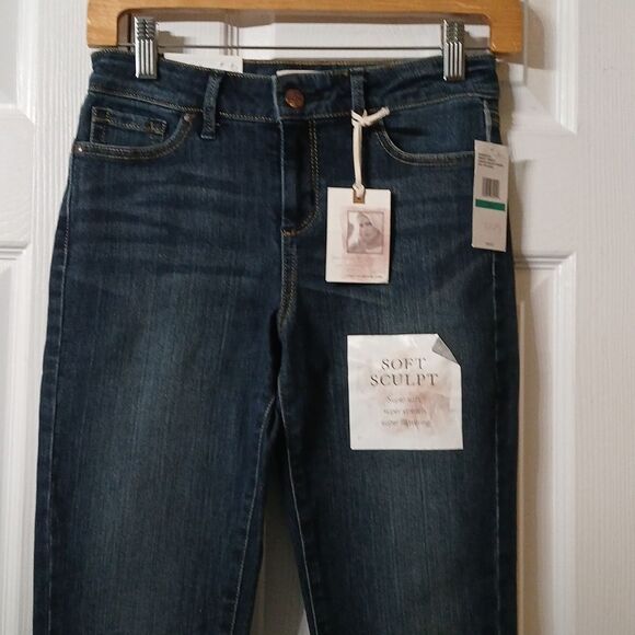 Jessica Simpson Wright Arrow Straight Skinny Jeans Sz 24 NWT Style 4301 On Going - Picture 3 of 12